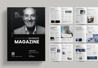 Business Magazine Template