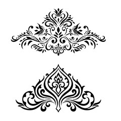 abstract floral design