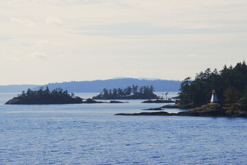 lighthouse on rocky outcorp