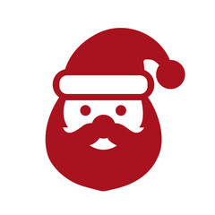 Santa Claus Icon – Father Christmas Vector Illustration