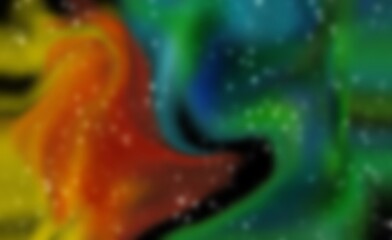 Abstract background with curved color gradation, abstract background with mixed color gradation like a whirlwind