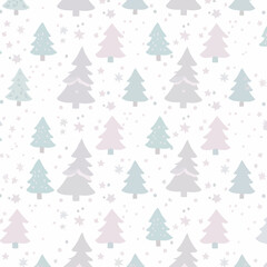 Obraz premium christmas trees background