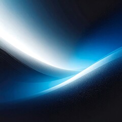 Abstract digital illustration with flowing blue and white light