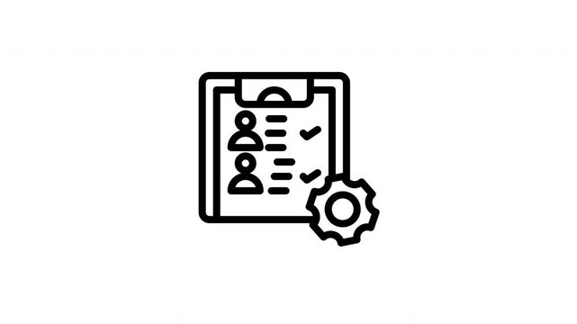 task management animated icon