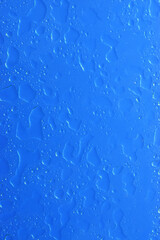 Water on glass