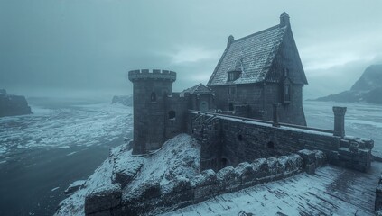 old fortress in the sea