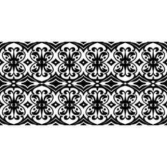 black and white seamless pattern