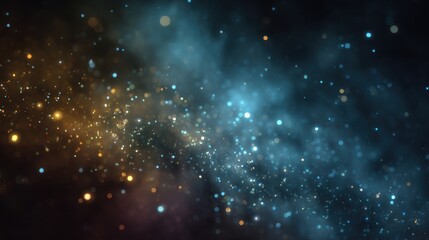 Fototapeta premium Abstract Particles and Smoke Background