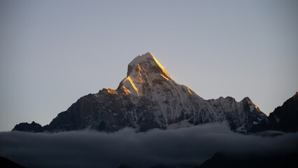 Sunrise over Mount Siguniang – Golden Peaks in Sichuan, China