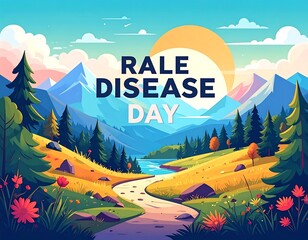 Scenic landscape, Rale Disease Day