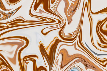 Abstract fluid art texture. Liquid streaks. Creative background with freeform blots. Decorative design with distortion effect.