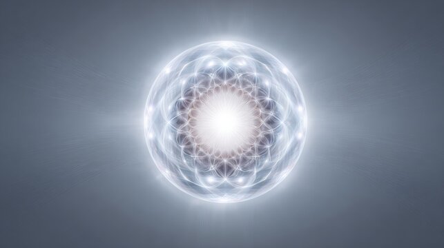 Luminous Geometric Sphere