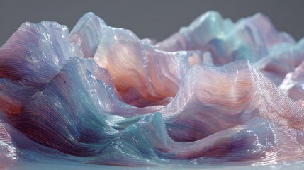 Translucent Layered Abstract Forms