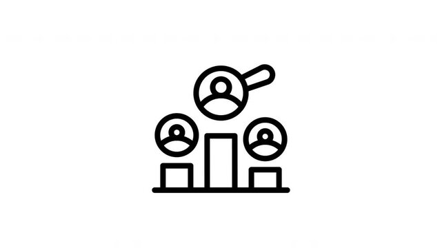 competitive analysis animated icon
