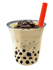 タピオカミルクティー（タピオカ盛り）