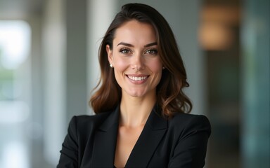 portrait of a businesswoman. High quality