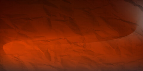 warm orange crumpled paper background featuring a subtle gradient, perfect for textured backdrops in design, branding,eps10