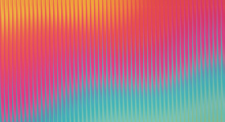 Vertical Gradient Stripes Background with Pink and Teal Hues