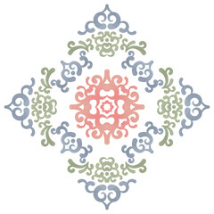 ornamental round lace pattern