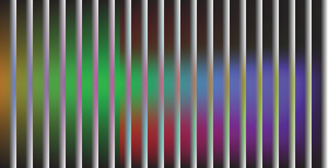 Abstract Vertical Color Gradient Stripes vector illustration