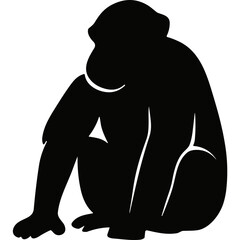 monkey silhouette