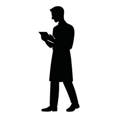 waiter silhouette
