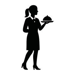 waiter silhouette