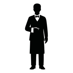 waiter silhouette