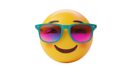 A fun 3D cartoon smiley face emoticon and a golden egg illustration