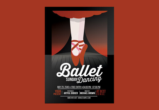 Ballet Dance Event Flyer
