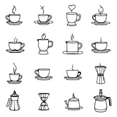 tea bundle vector icon desgine