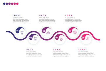 Modern infographic design