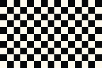 Fototapeta premium Modern flat design chess board pattern with geometric squares