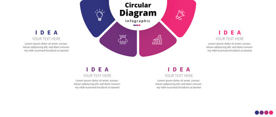 Modern Infographic Chart Design Template