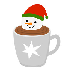 Christmas mug illustration