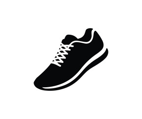 Vector running shoe with white laces