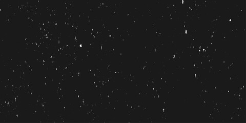 Falling snow bokeh lights winter snowfall background. Starry night sky