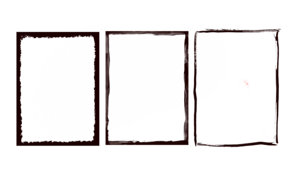 Abstract geometric shape with intersecting lines and a subtle crimson accent