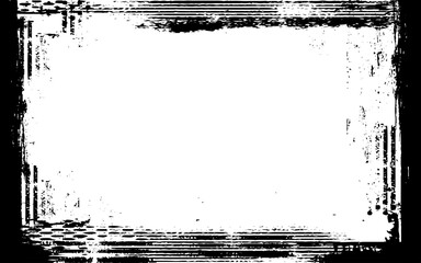 Vector grunge frame. Distress background.