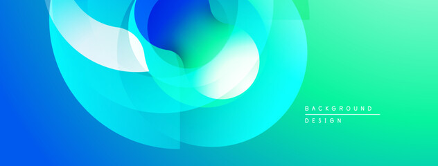 Abstract fluid shapes, vibrant bluegreen gradient. Modern design, smooth transitions, dynamic composition. Minimalist aesthetic.