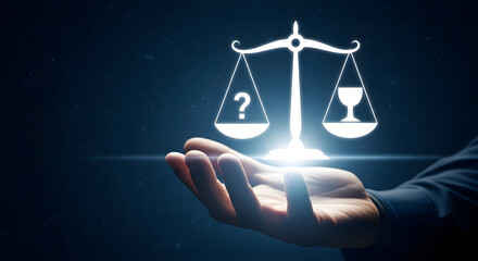 Businessman interacting with futuristic digital interface displaying data analytics and business intelligence on a transparent screen