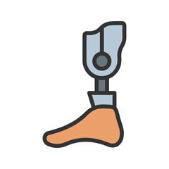 Prosthetic Leg Icon