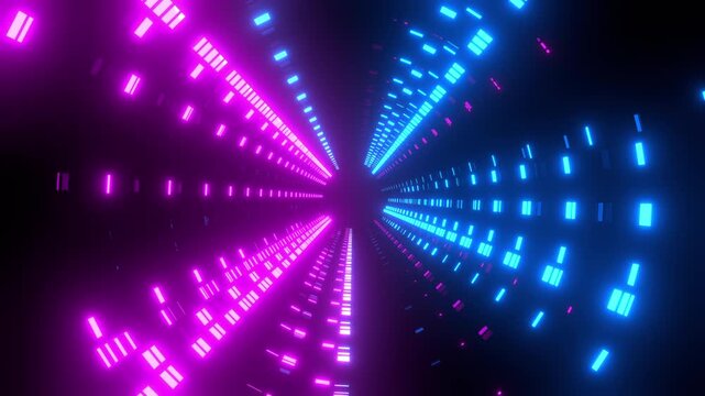 Endless VJ Loops with Neon Lines, High-Quality Music Visuals, Party Backgrounds, and Seamless Motion Graphics for DJs & Live Performances. Full HD. 4K