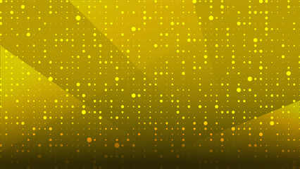 大小さまざまなランダムドット背景（金）