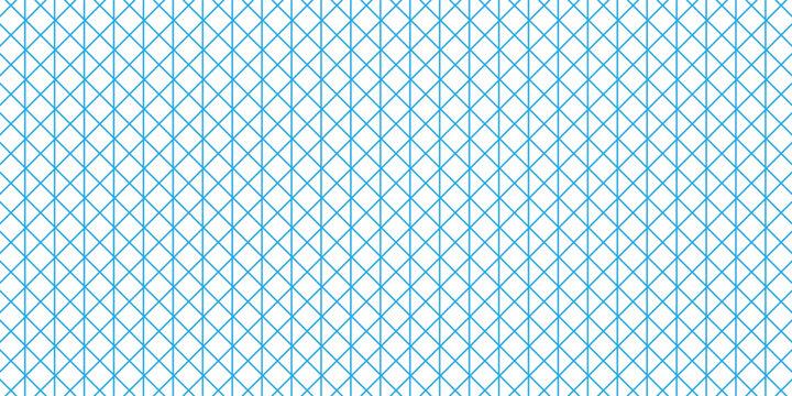 triangular blueprint repeating pattern. Graph guide background for engineering, architect and technical drawing. Repeated lined ruler sheet page template. Vector