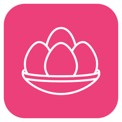Eggs icon vector image. Can be used for Morning and Breakfast.