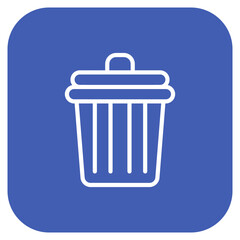 Garbage icon vector image. Can be used for House Cleaning.