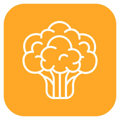 Cauliflower icon vector image. Can be used for Fruits and Vegetables.