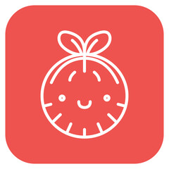 Mandarin icon vector image. Can be used for Fruits and Vegetables.