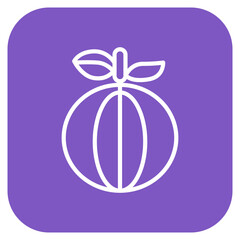 Orange icon vector image. Can be used for Fruits and Vegetables.